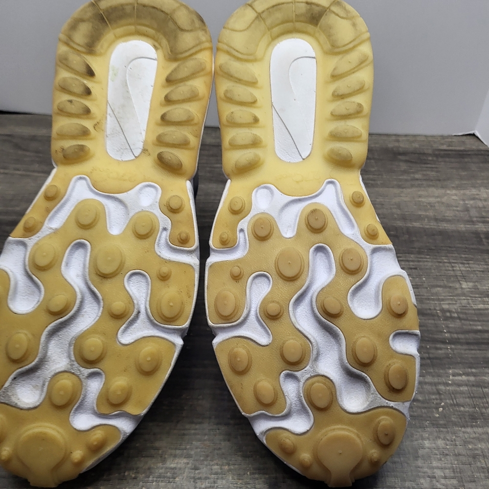 Nike Air Max 270 React Women's Size 7 White Gradient Shift Shoes Sneakers - Picture 8 of 10
